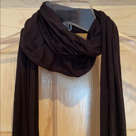 Fringe Black Scarf - Picture 3 of 3